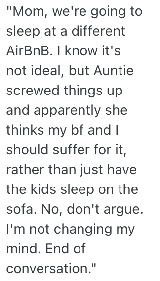 Screenshot 2025 06 14 at 1.34.57 PM She Was Told She And Her Boyfriend Would Have To Sleep On A Pullout Couch On A Family Vacation, So She Wants To Book A Separate Airbnb To Be Comfortable